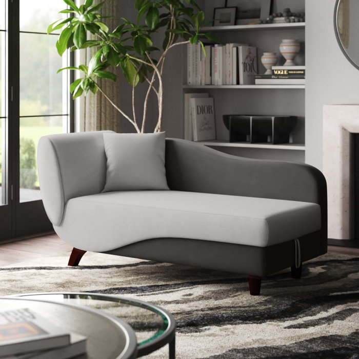 Mercury Row® Teen Gaven Upholstered Chaise Lounge & Reviews Wayfair